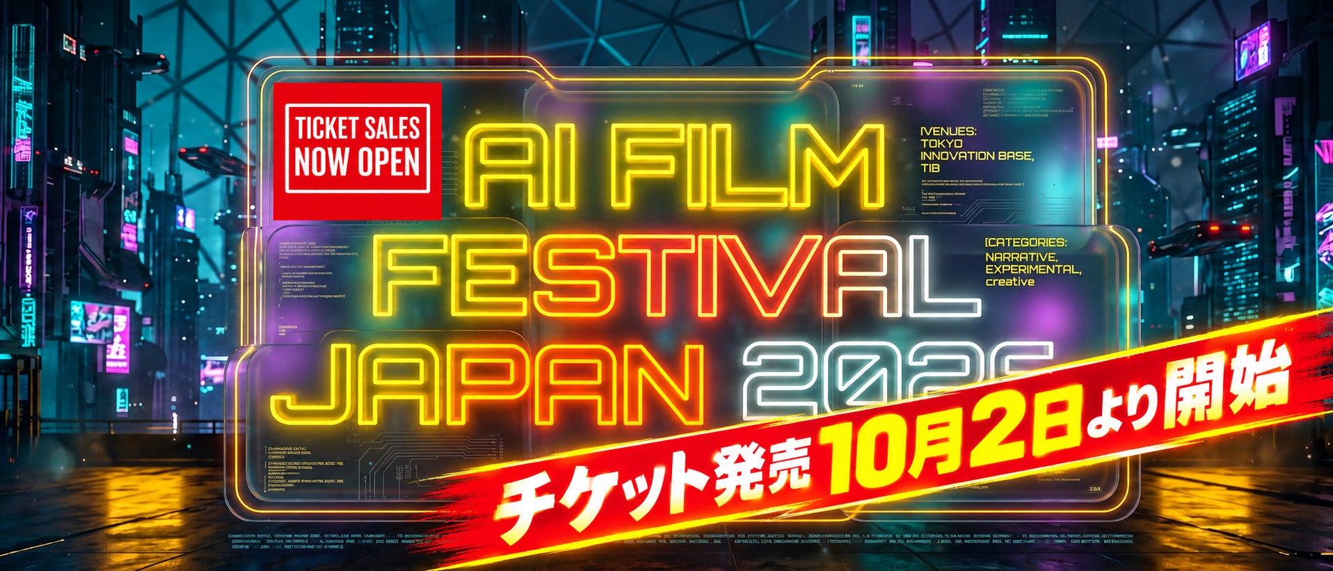 Image for AI Film Festival Japan opens ticket sales for its second edition after 700 entries