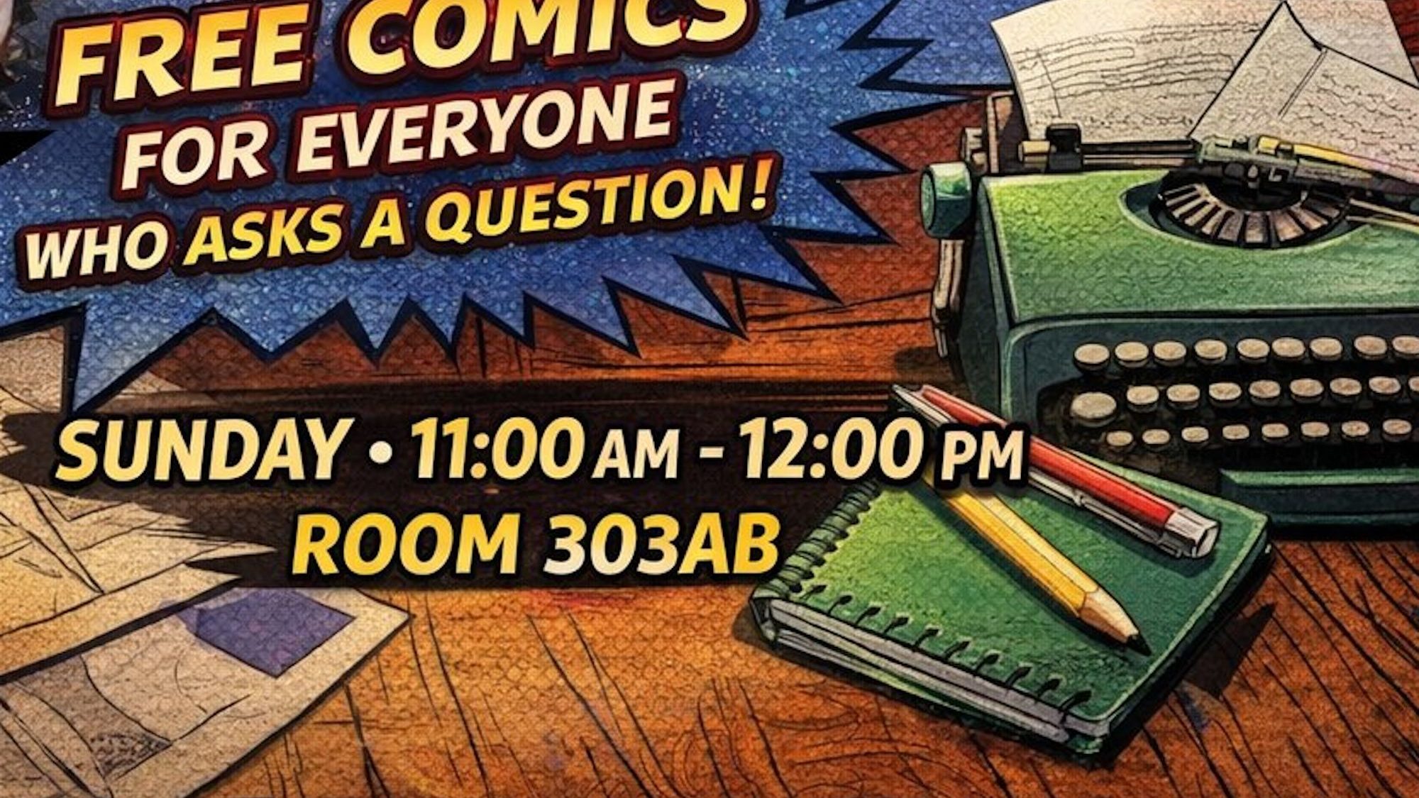 Image for AI-made flyer costs a WonderCon comics panel one of its writers