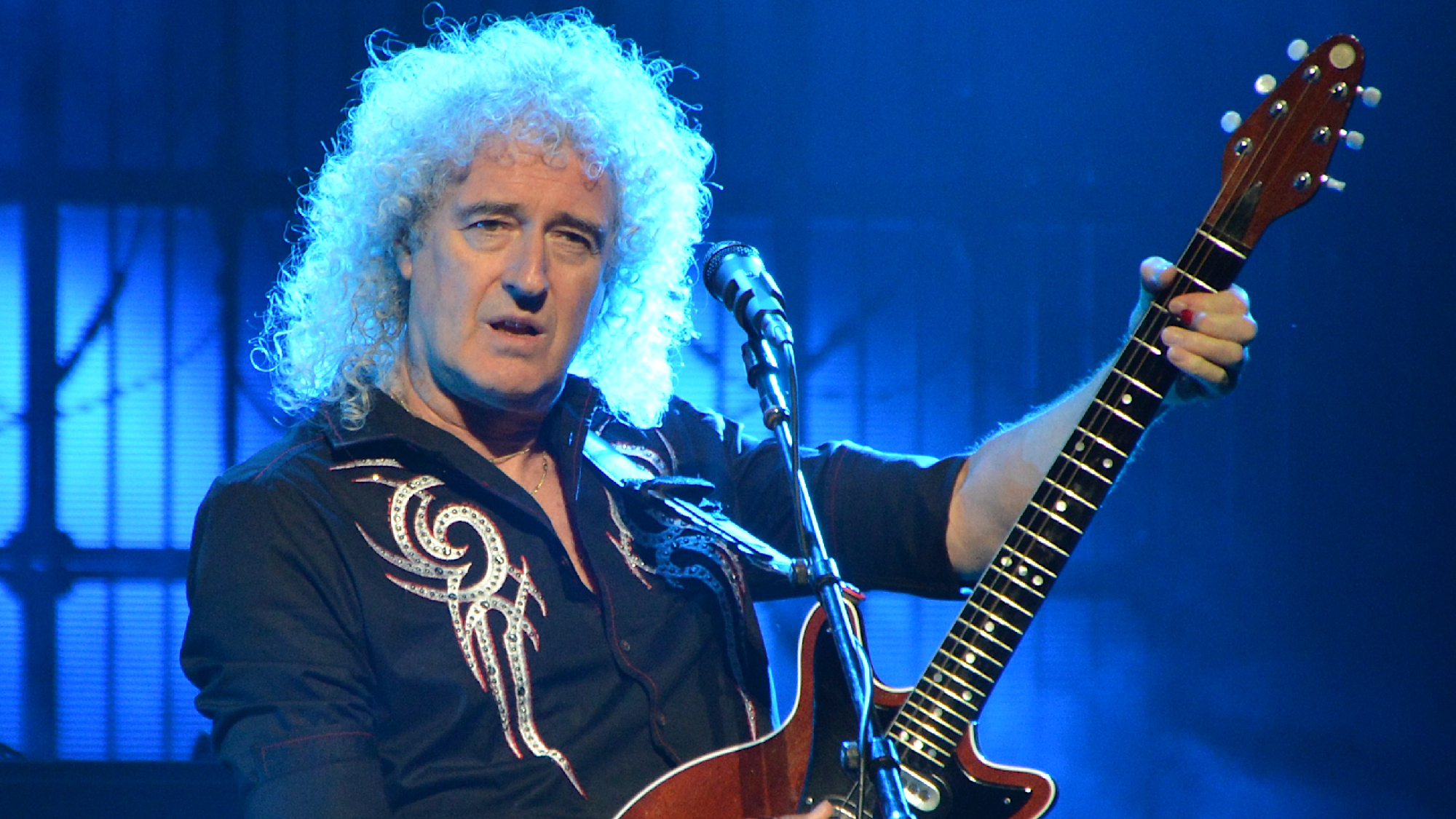 Image for Brian May shelves a Queen avatar show, citing how much AI it would need