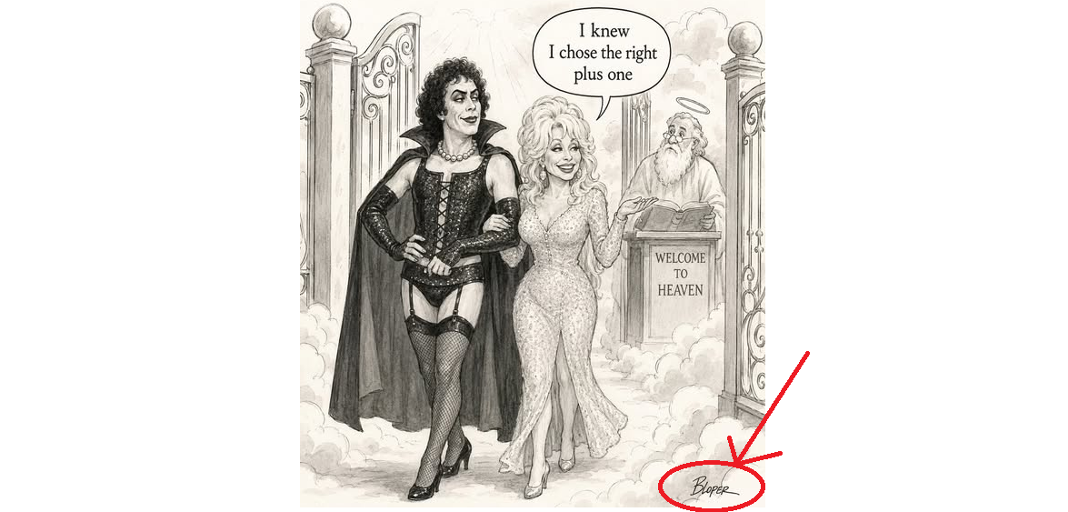 Image for ChatGPT adds real New Yorker cartoonists' signatures to AI-made cartoons