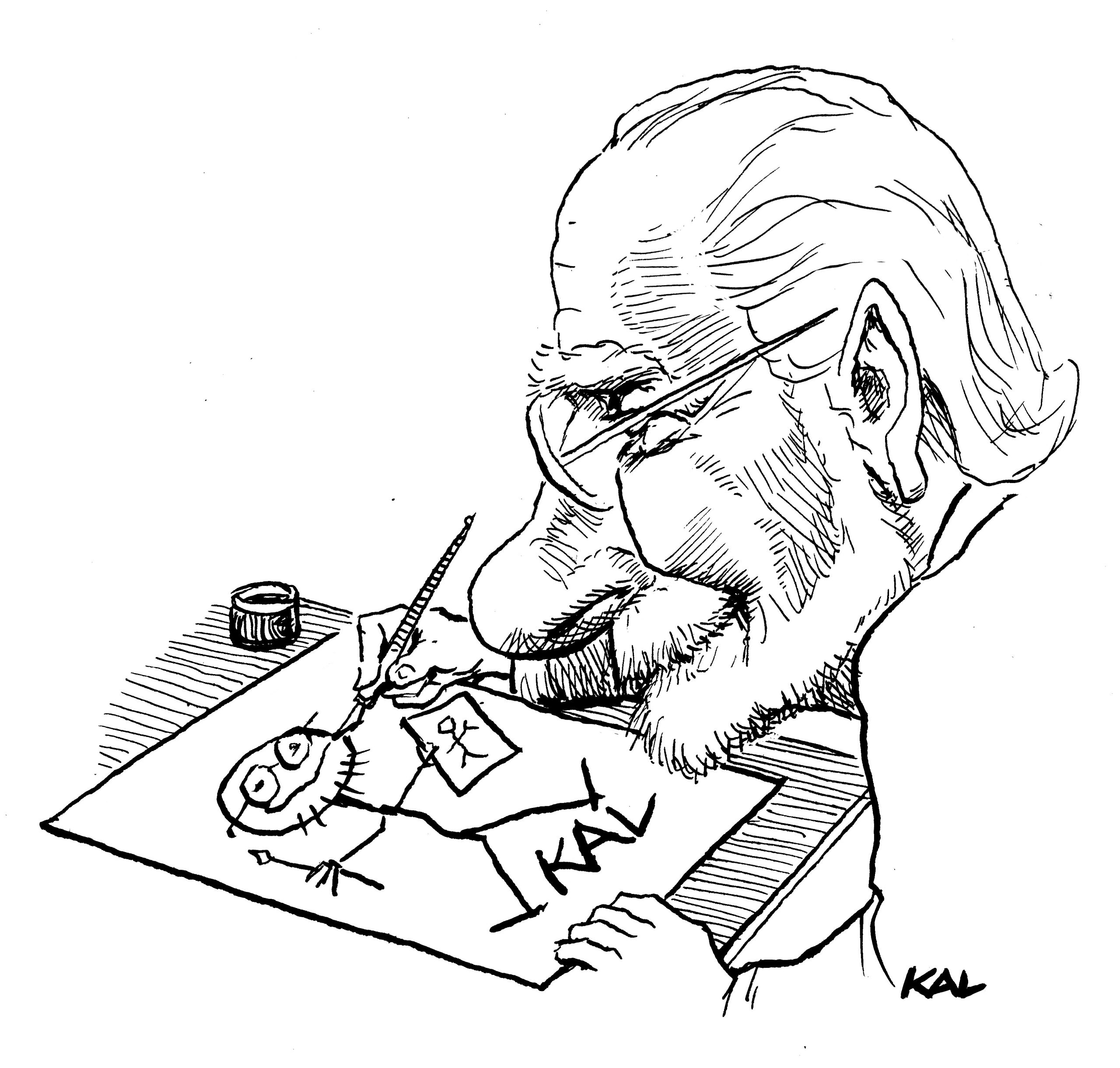 Image for Former Baltimore Sun cartoonist KAL criticises the paper's AI-generated editorial cartoons