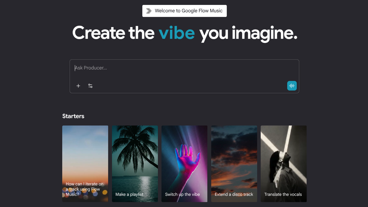 Image for Google folds song editing, stems, lyrics and video into Flow Music Spaces