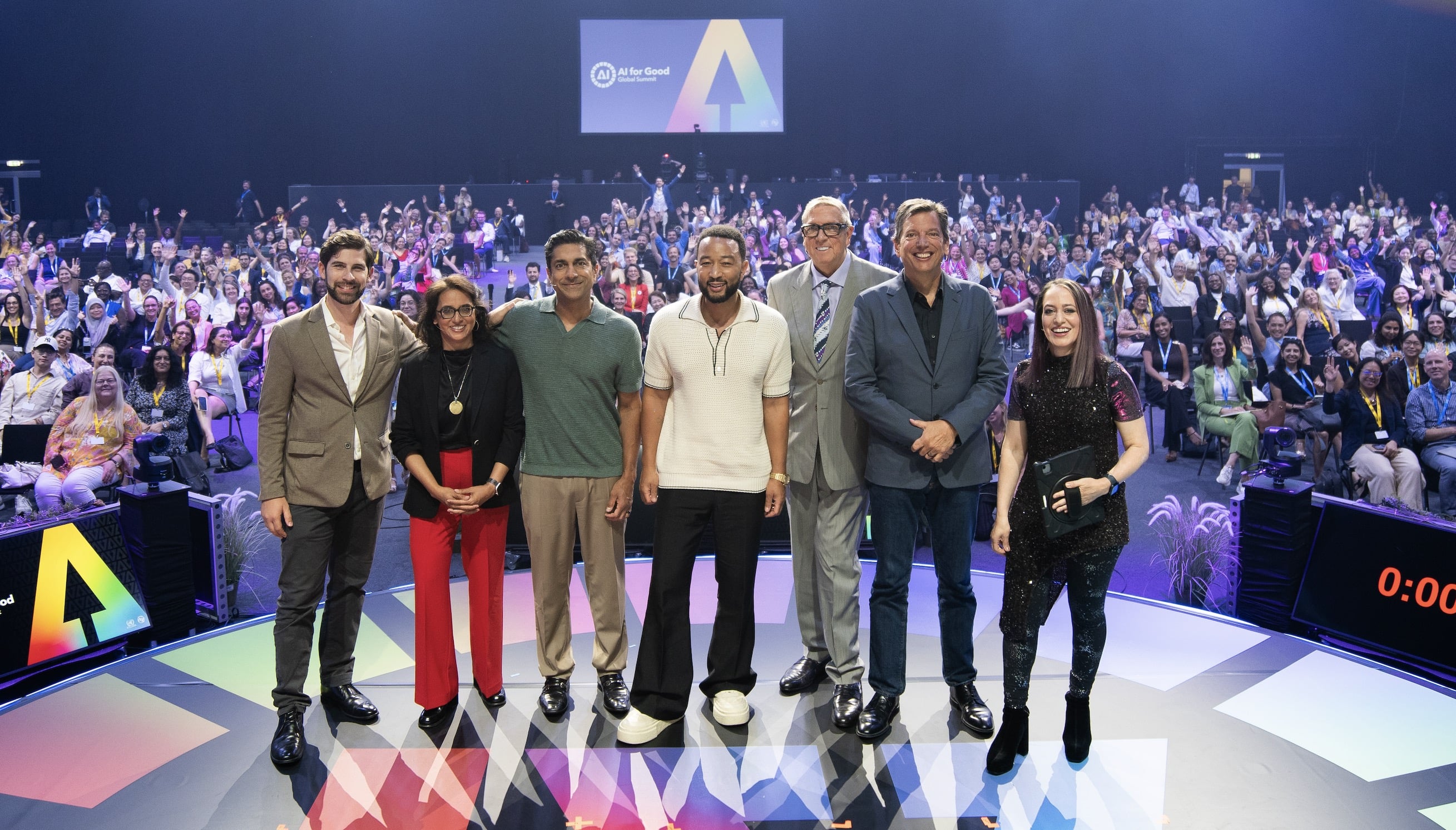 Image for John Legend and Universal's AI partners debate music's future at the UN AI for Good summit
