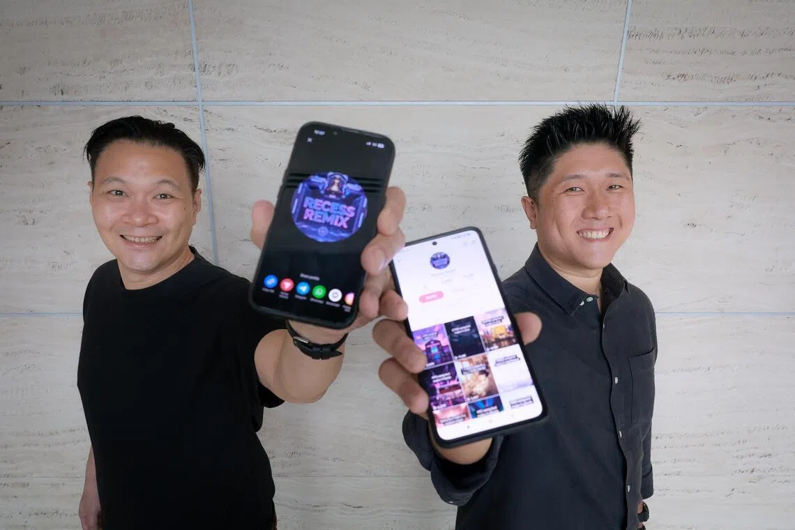 Image for Singapore trio's TikTok account uses Suno to remake school anthems as pop and rock