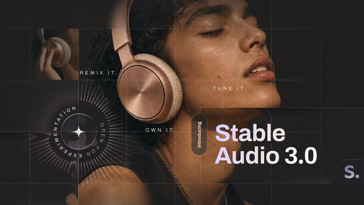 Image for Stability AI releases Stable Audio 3.0, music models it says are trained only on licensed data