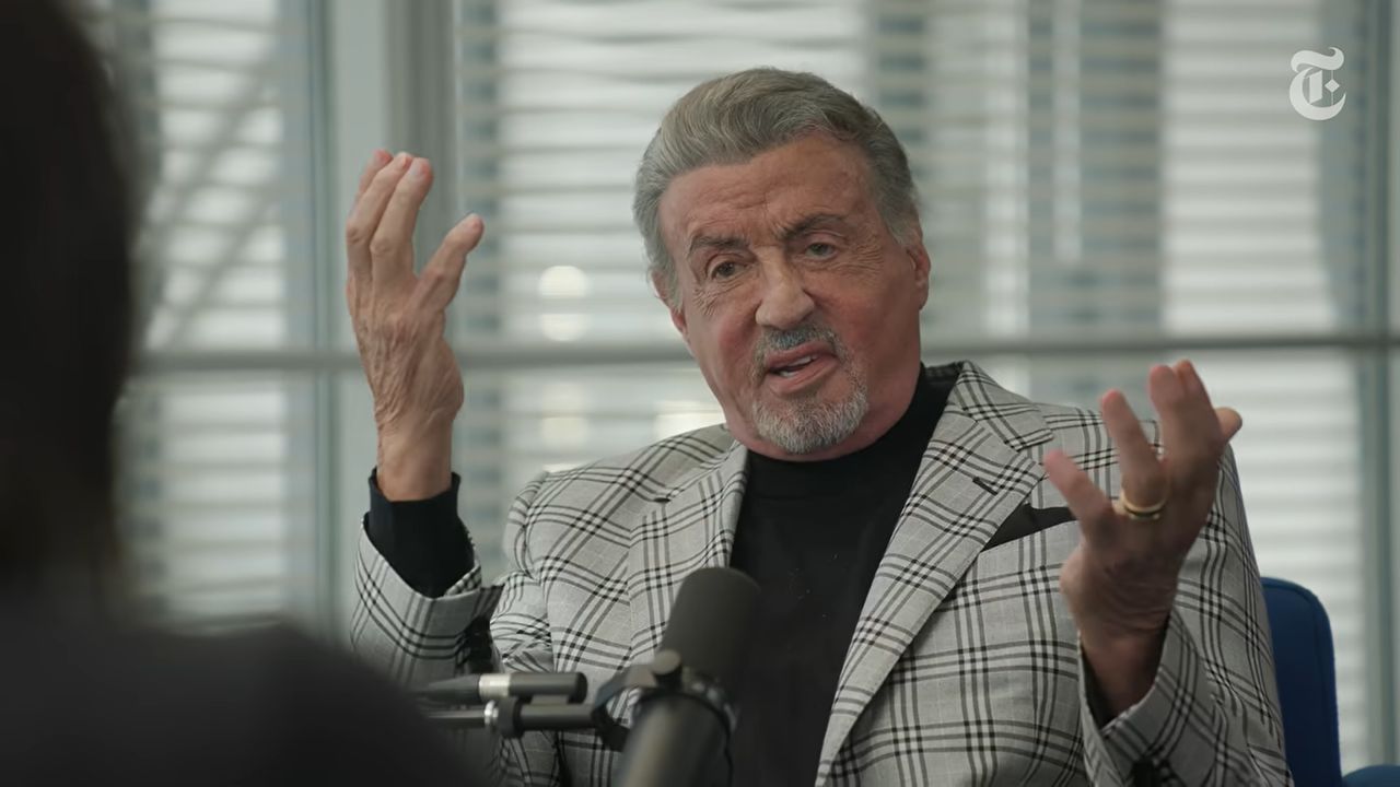 Image for Viral clips of an 80-year-old Sylvester Stallone doing his own stunts are AI fakes
