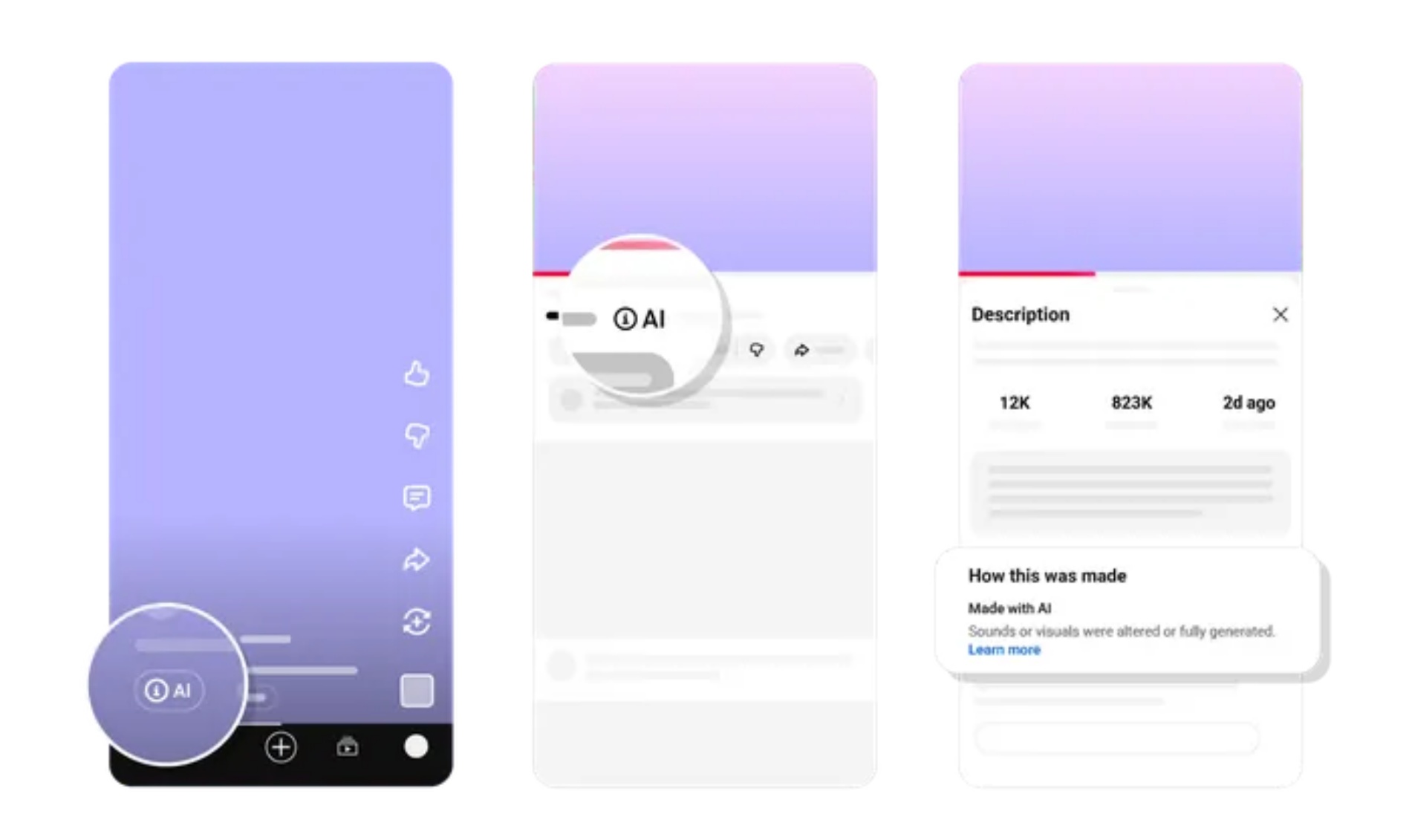 Image for YouTube makes its AI labels more visible and starts applying them itself
