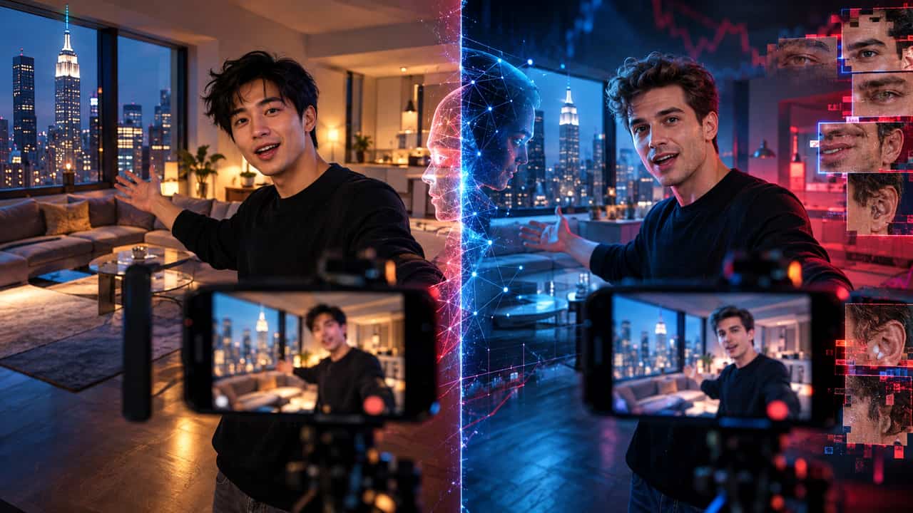 Image for YouTuber says Kalshi copied his video and used AI to change his race for an ad
