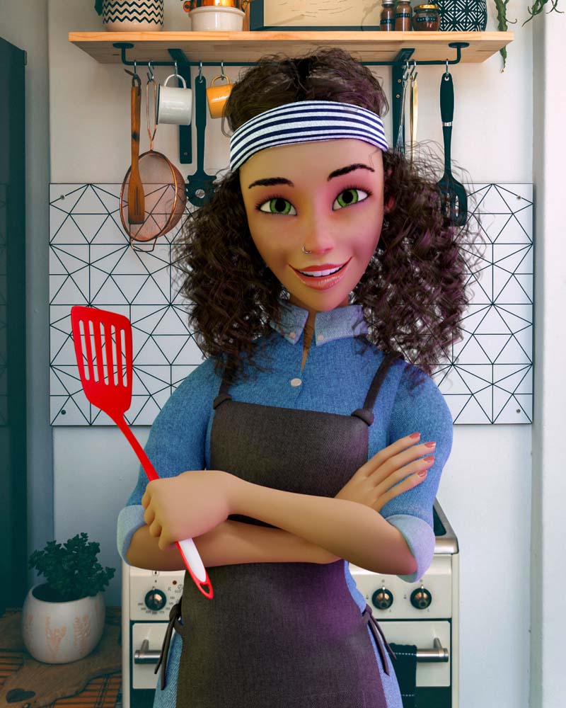 Portrait of Chef Jade