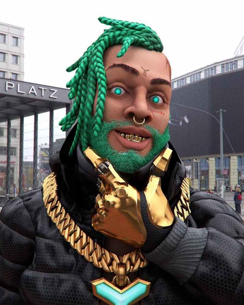 Portrait of FN Meka