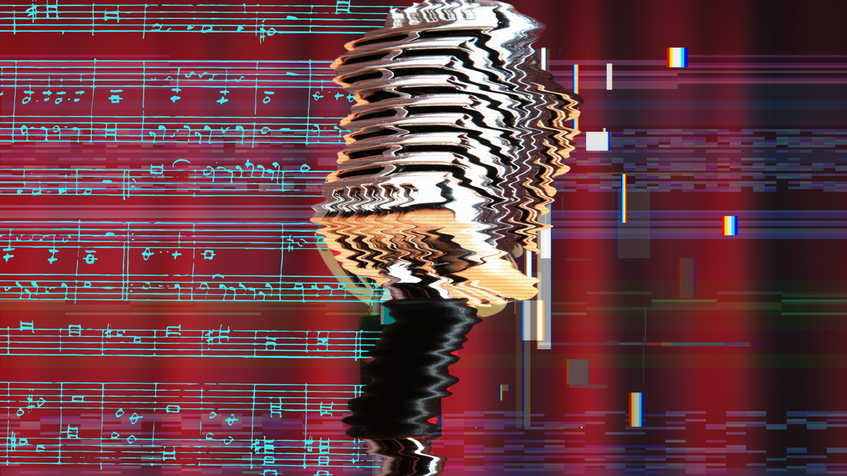 Promotional artwork of the AI blues act Eddie Dalton, used by CMU