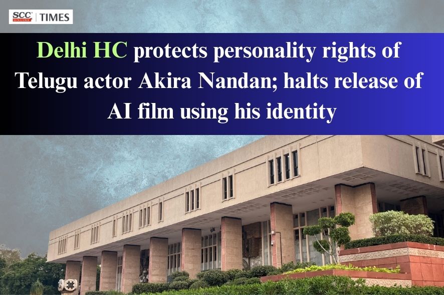 SCC Times' illustration for its report on Akira Nandan's personality-rights injunction