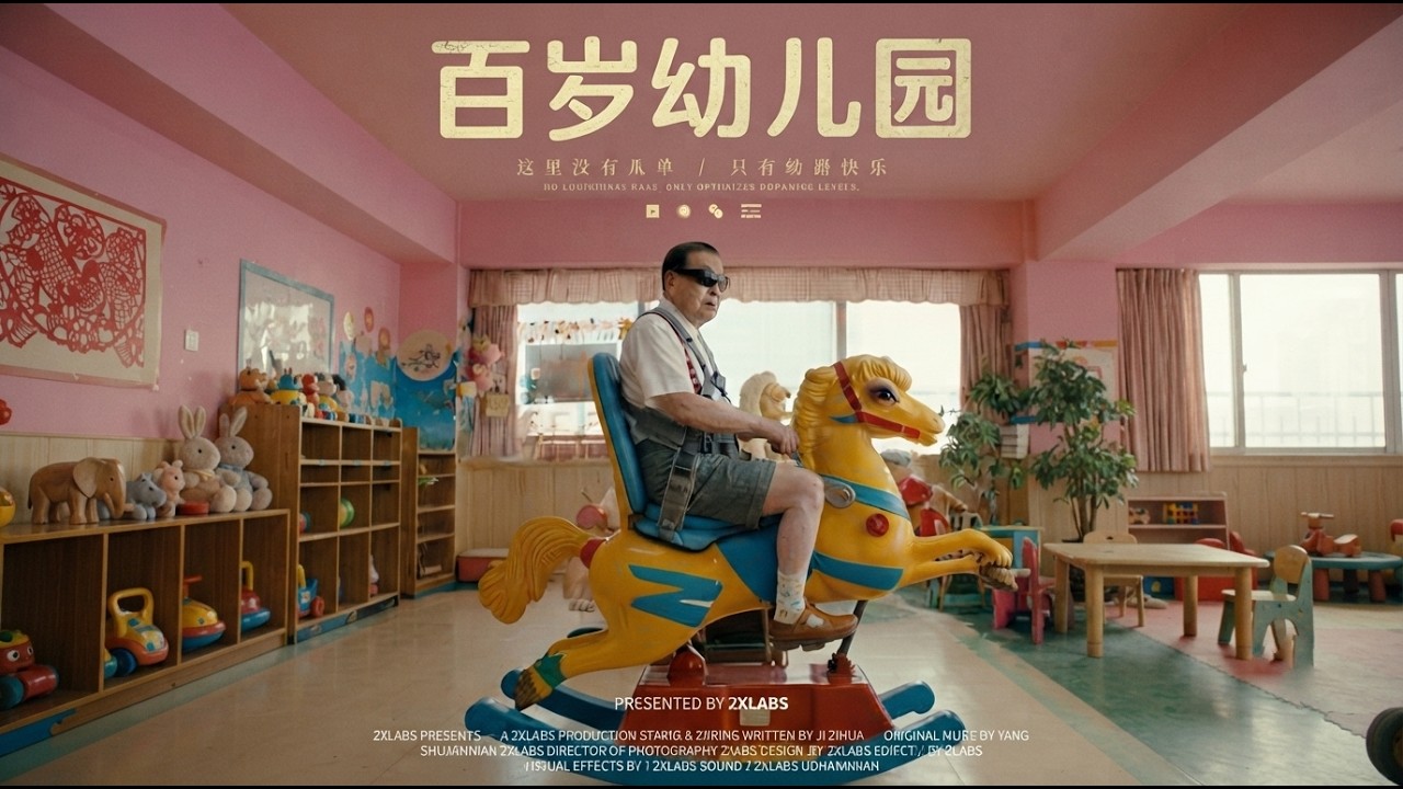 Still from Centenarian Kindergarten