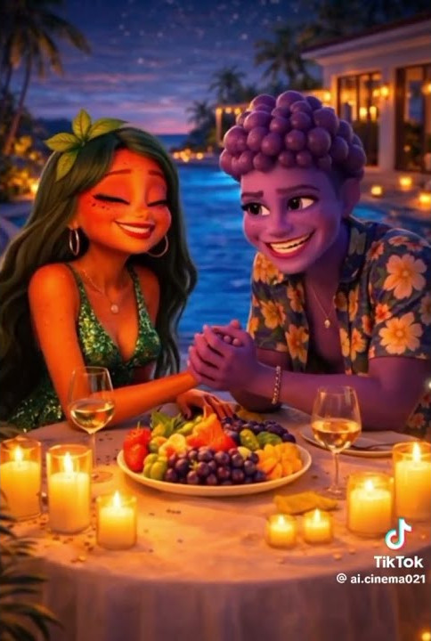 Still from Fruit Love Island