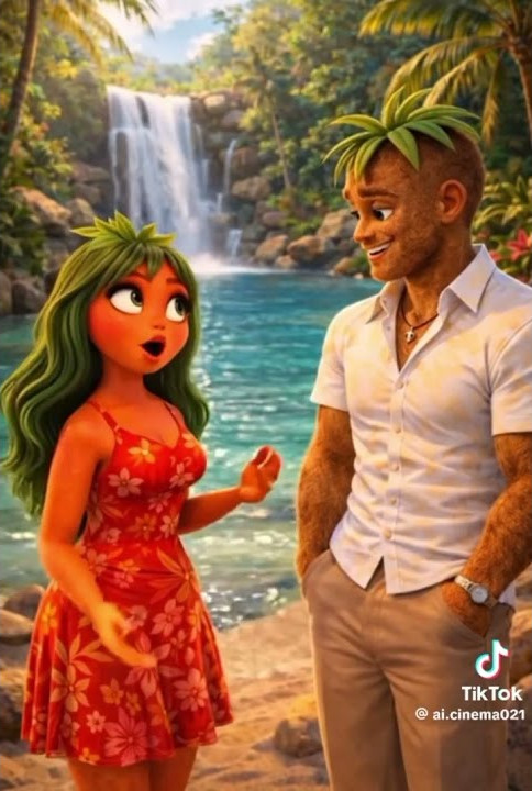 Still from Fruit Love Island