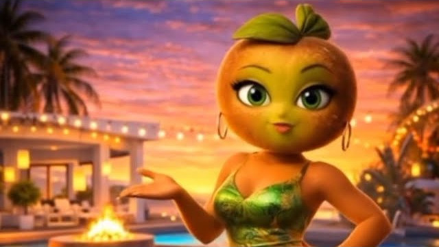 Still from Fruit Love Island