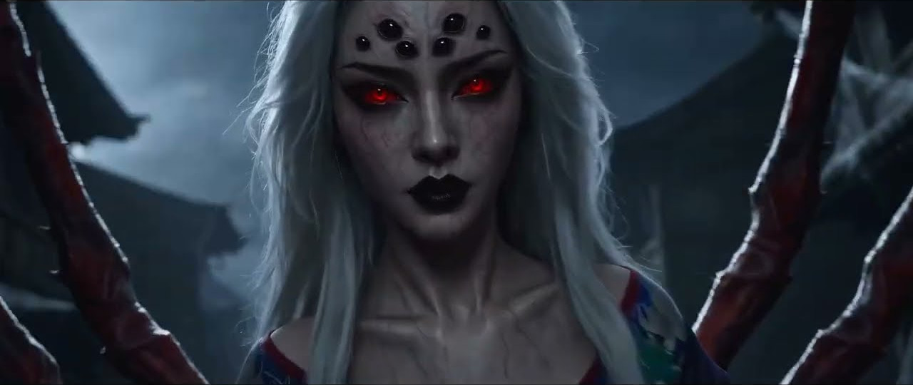 Still from Mystic Tales: The Spider Lady's Vendetta