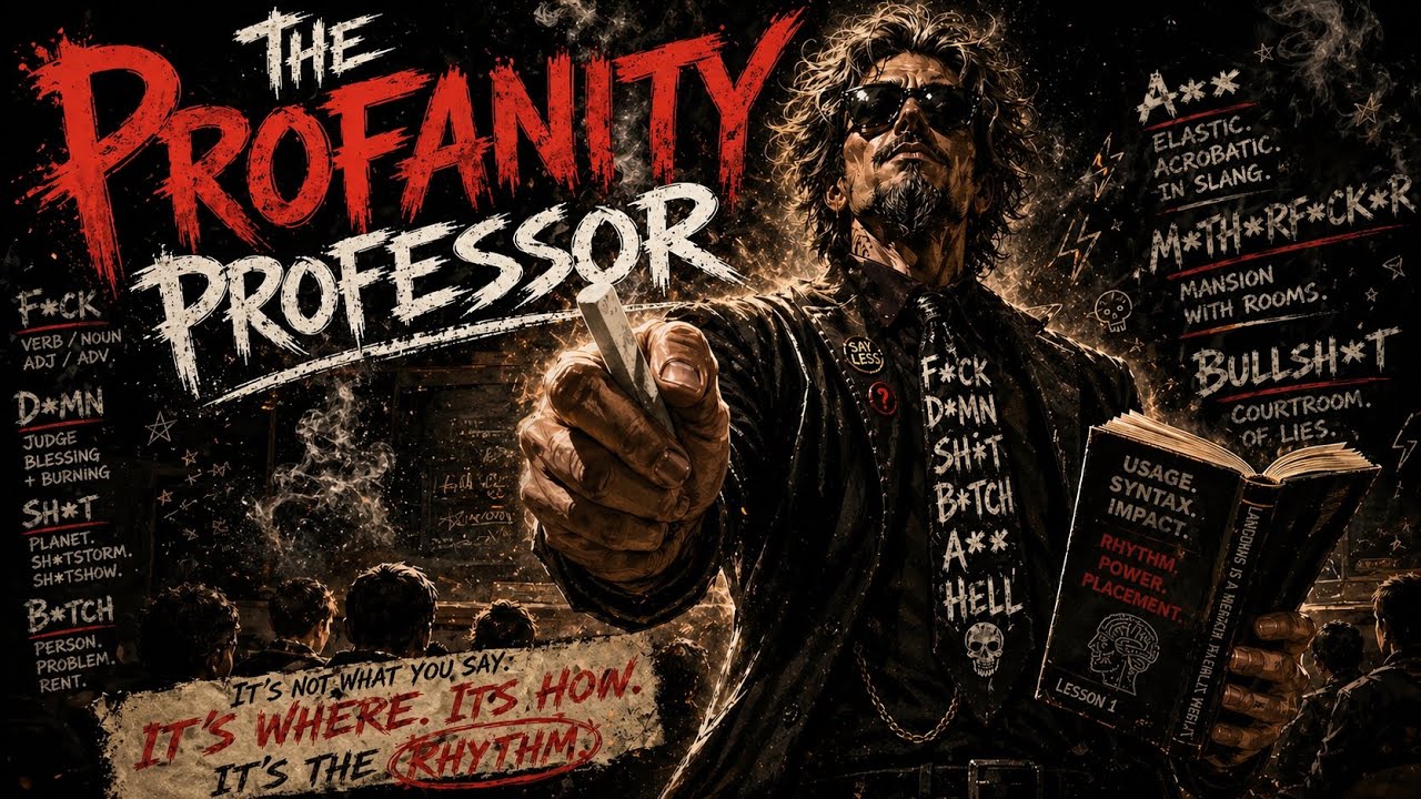 Still from The Profanity Professor